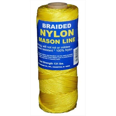 T.W. EVANS CORDAGE CO Number 1 Braided Nylon Mason Line with 250 ft. in Yellow 12-503